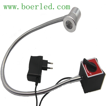 2W SWITCHABLE MAGNETIC BASE LED MACHINE GOOSENECK LIGHT